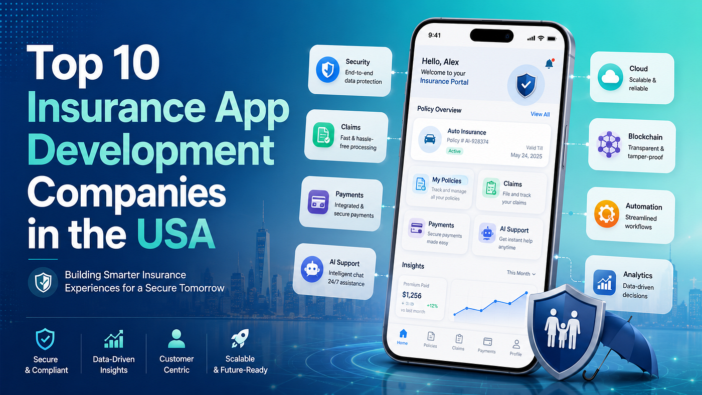 Top Insurance App Development Companies in the USA 2026