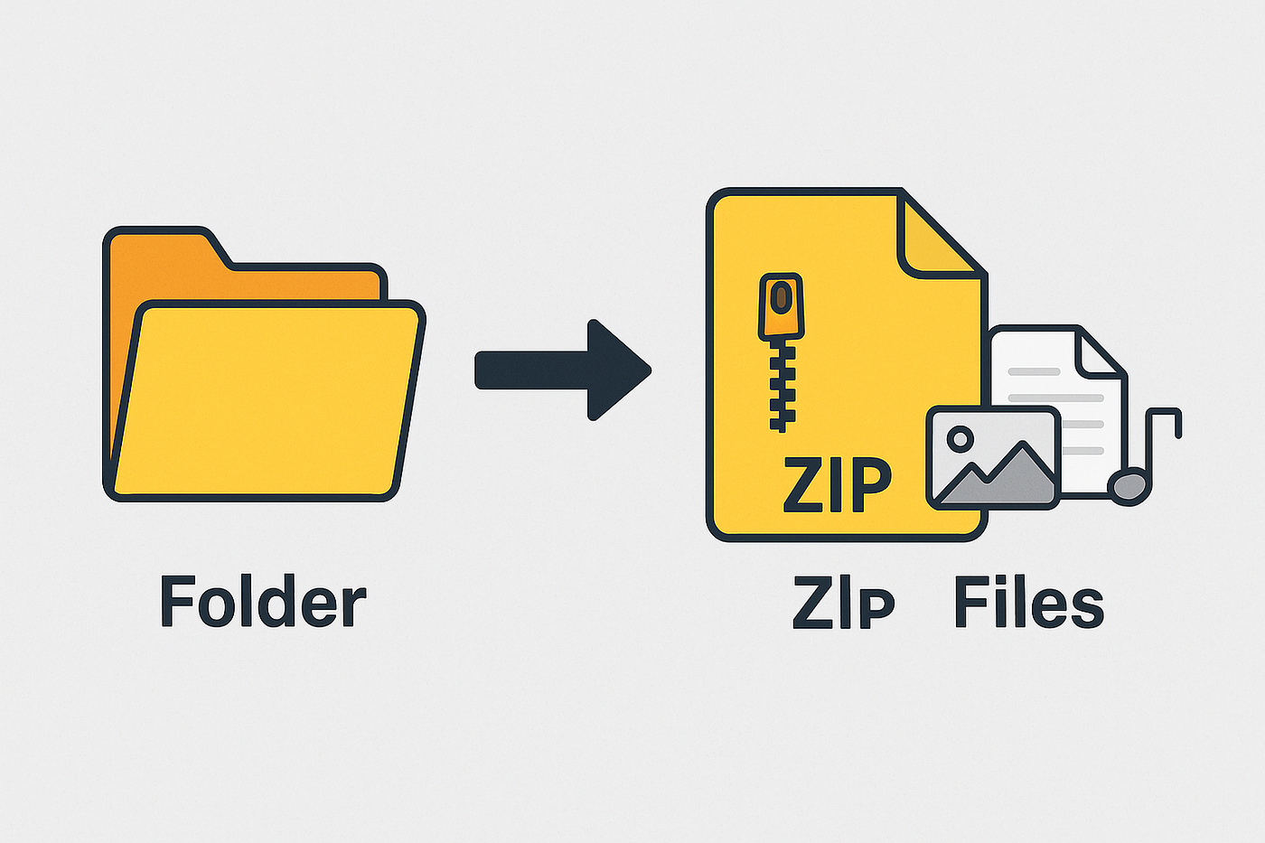 Zip and Unzip Files: Extract Zip File and Folder