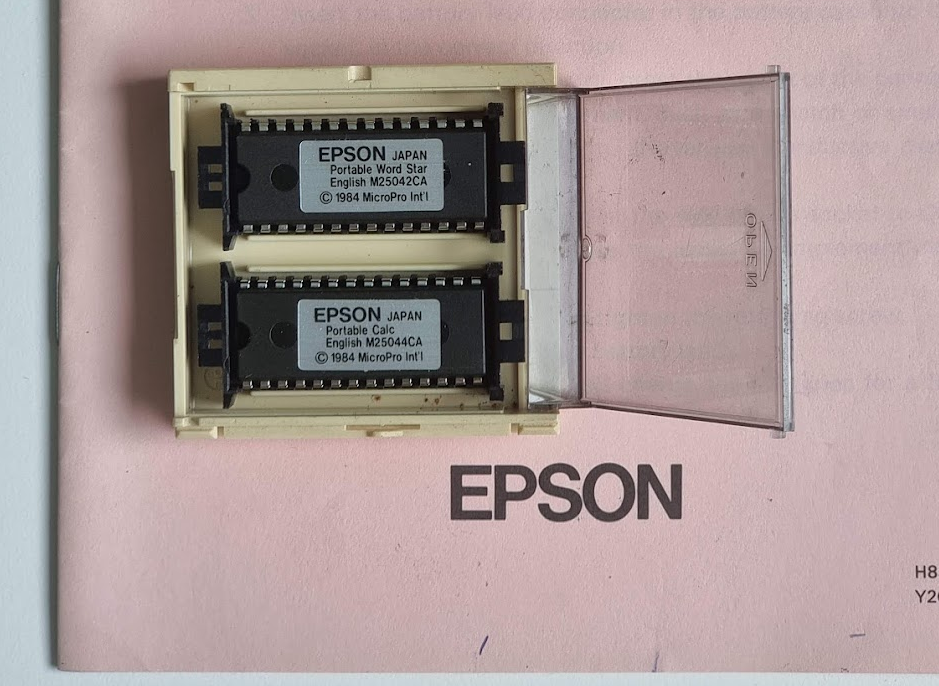 Epson PX8 Laptop with a CP/M OS and a Tape drive — when Laptops were fun |  by Dmitrii Eliuseev | Geek Culture | Medium