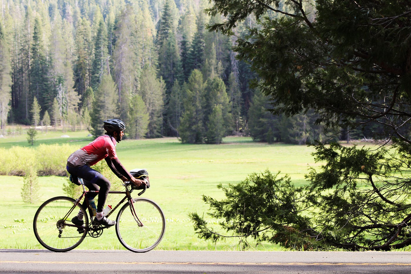 Once-in-a-year ride in Yosemite on Tioga Pass Road | by Krishna Rao |  Bicycle Touring | Medium
