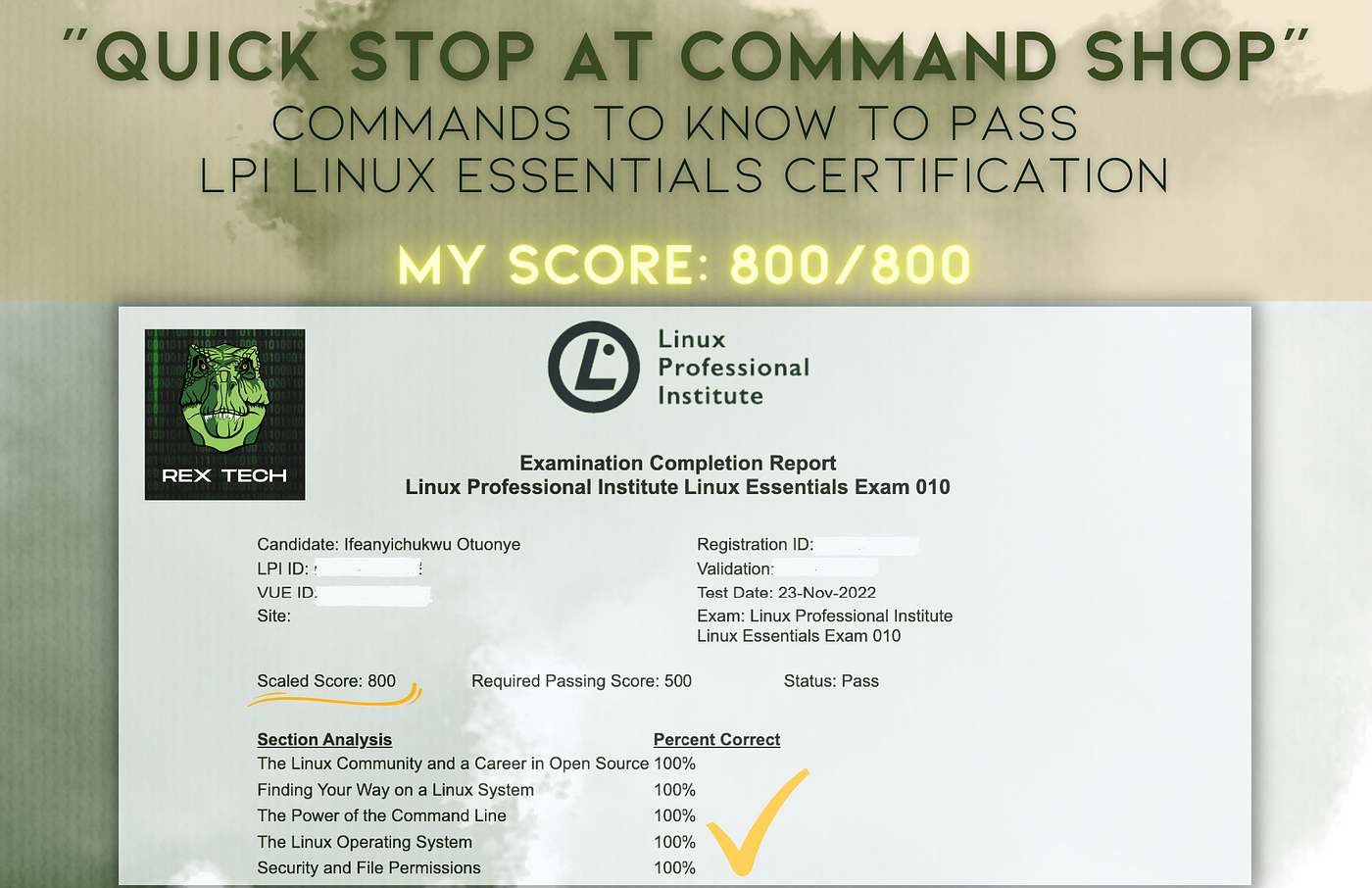 Commands You Need to Know to Pass The LPI Linux Essentials Certification |  by Ifeanyi Otuonye (REX TECH) | Medium