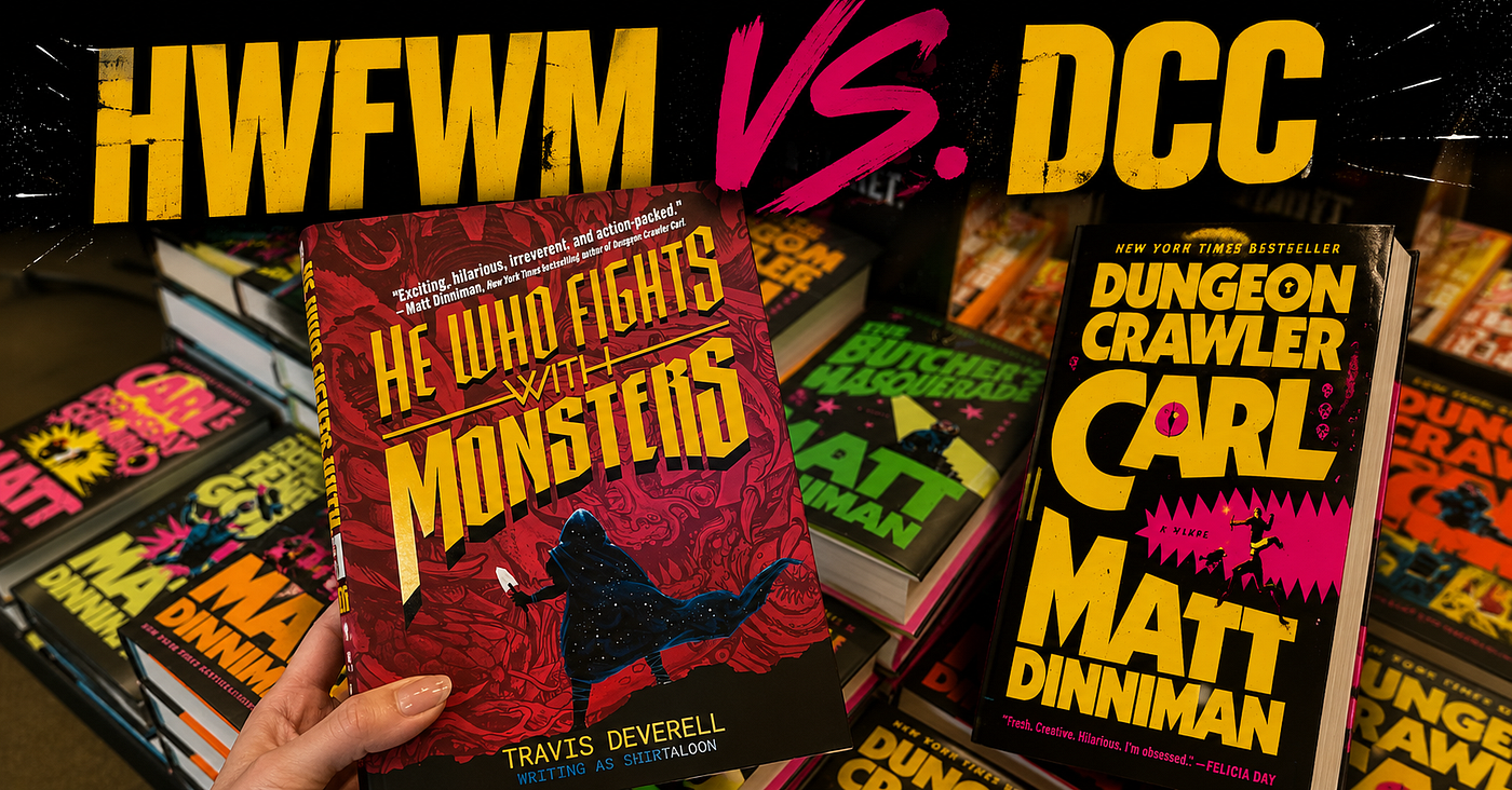 Dungeon Crawler Carl vs. He Who Fights With Monsters.