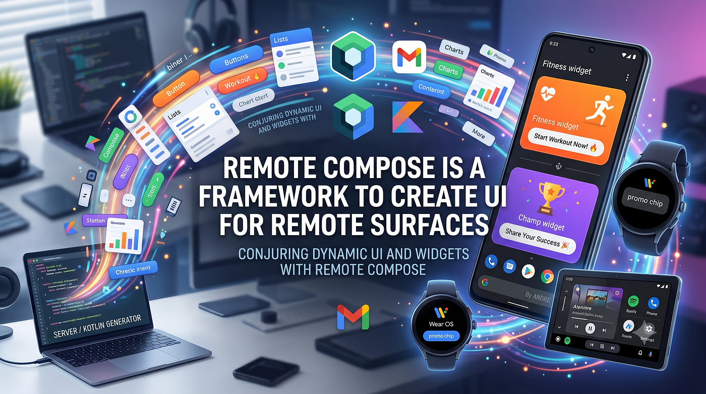 Conjuring Dynamic UI and Widgets with Remote Compose