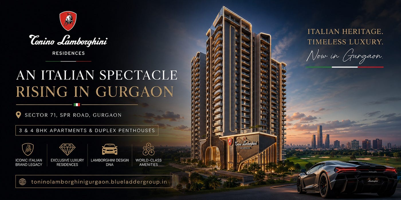 Why is Tonino Lamborghini Sector 71 Gurgaon Becoming the New Benchmark for Ultra-Luxury Homes?