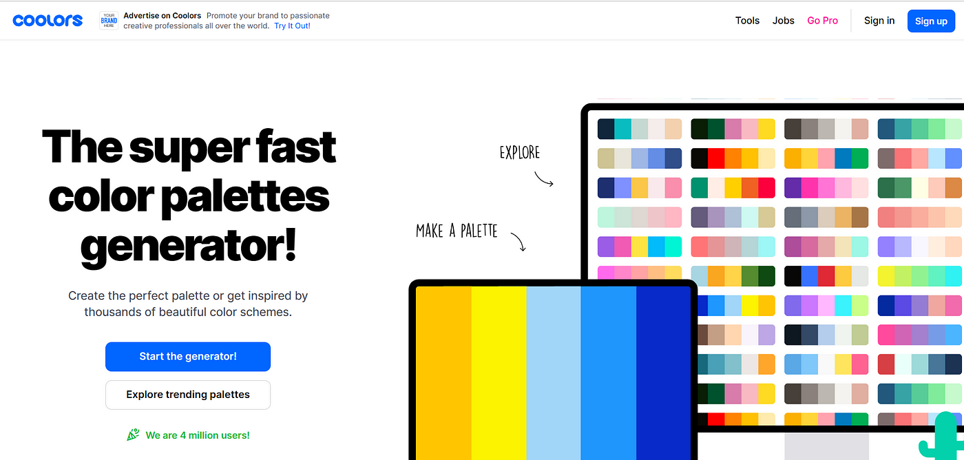 Coolors - The super fast color palettes generator!