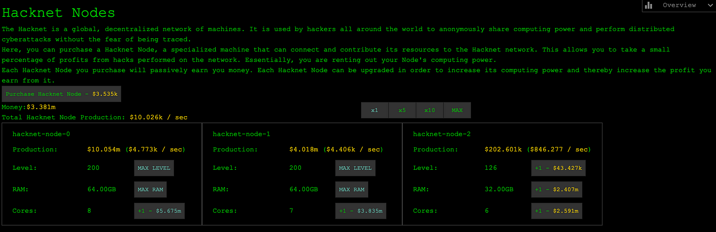 Bitburner is an idle game about hacking that teaches real JavaScript