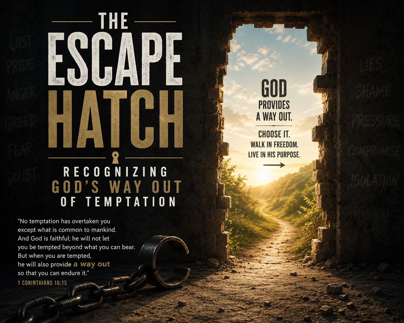 The Escape Hatch: Recognizing God’s Way Out of Temptation