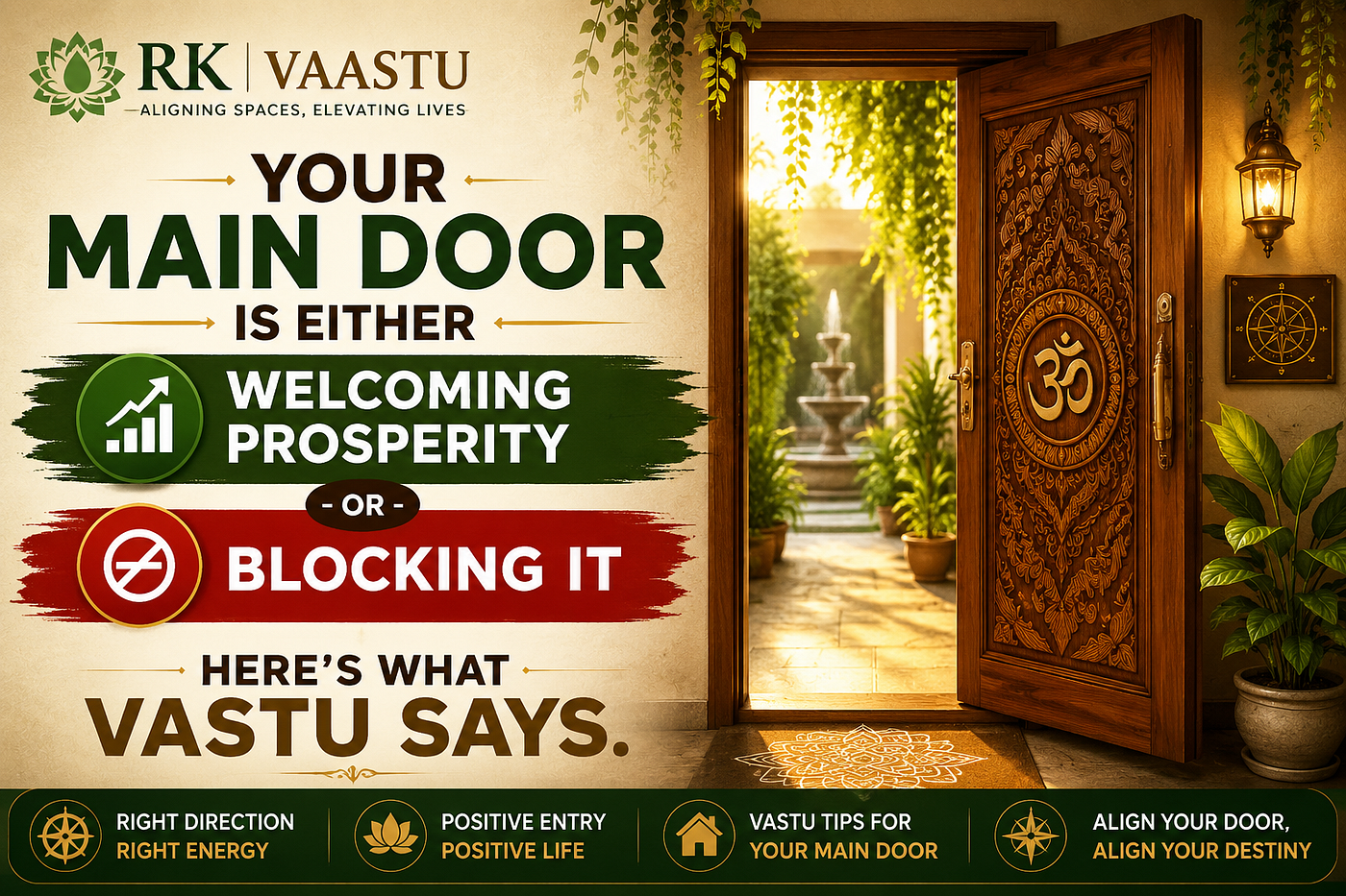 Your Main Door Is Either Welcoming Prosperity — Or Blocking It. Here’s What Vastu Says.