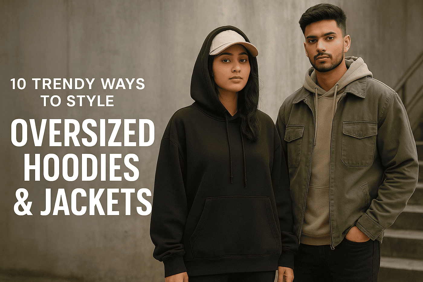 10 Trendy Ways to Style Oversized Hoodies & Jackets in India