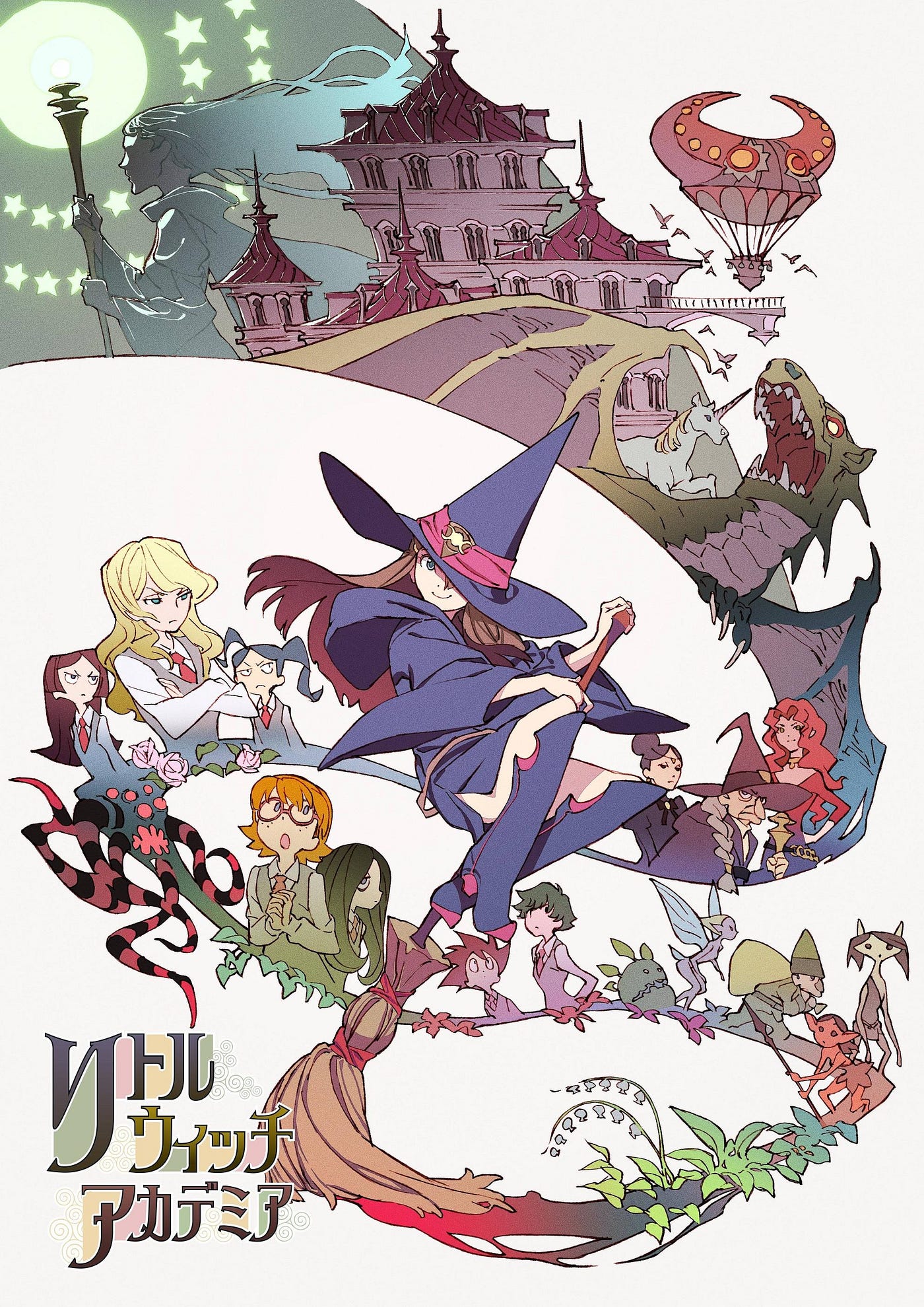 Little witch academia  Anime bruxa, Anime, Personagens de anime