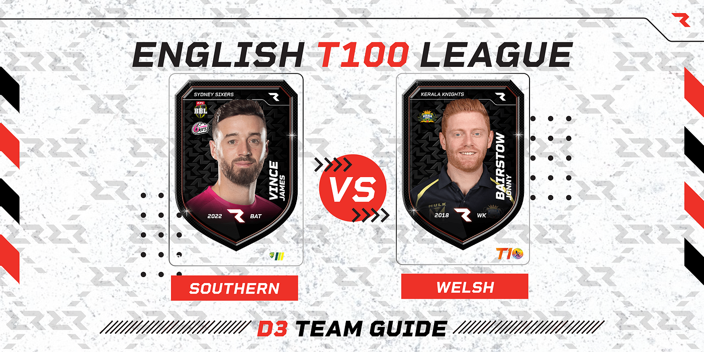 English T100 2023 Match 17: Welsh vs Southern| D3 Guide