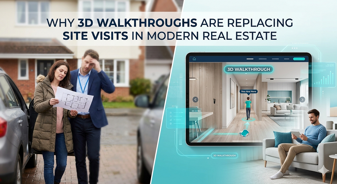 Why 3D Walkthroughs Are Replacing Site Visits in Modern Real Estate