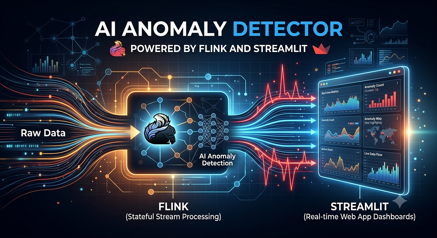 AI Anomaly Detector, Powered by Flink and Streamlit