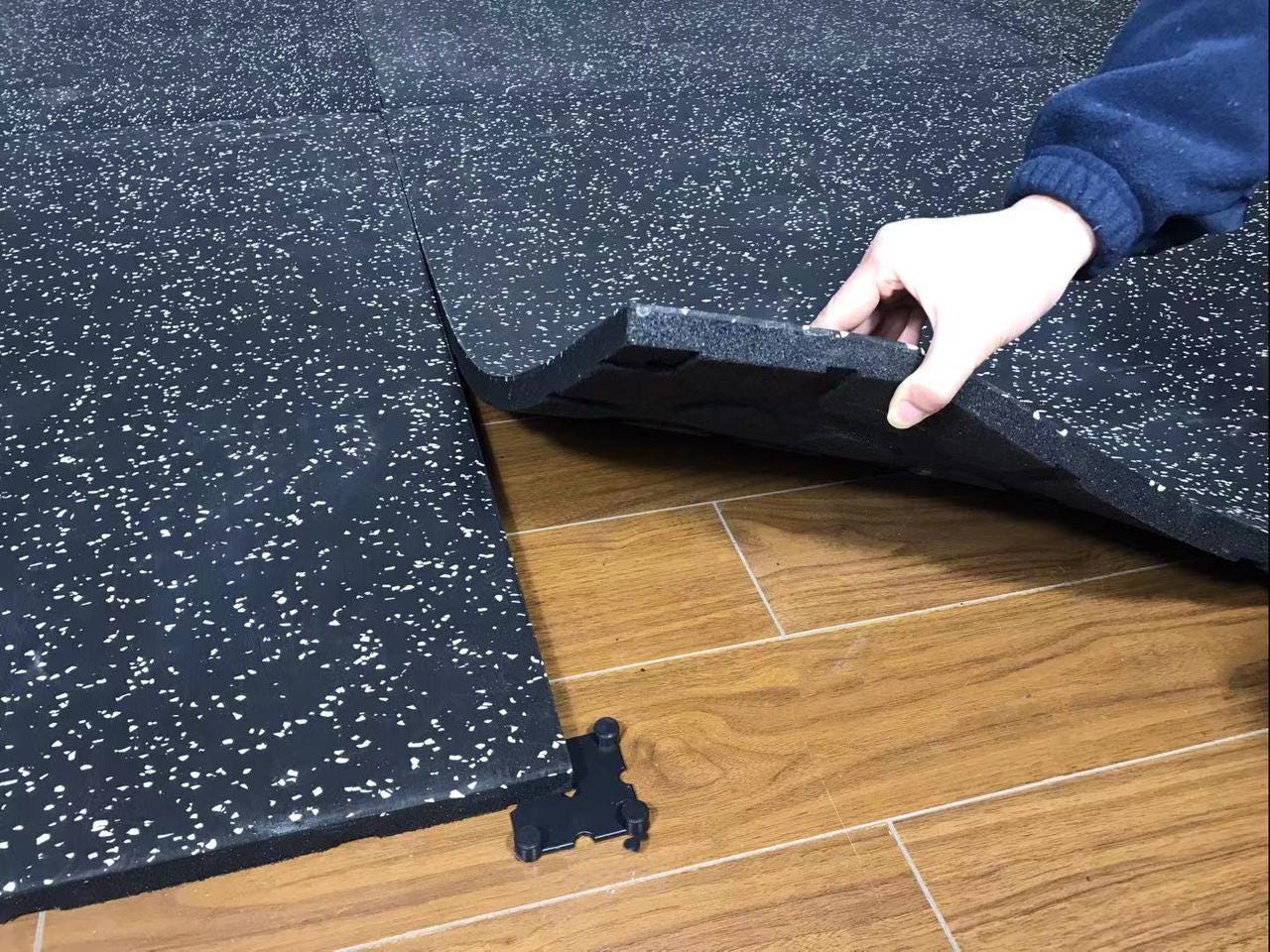 Aesthetic Combination of Rubber Flooring with other floorings