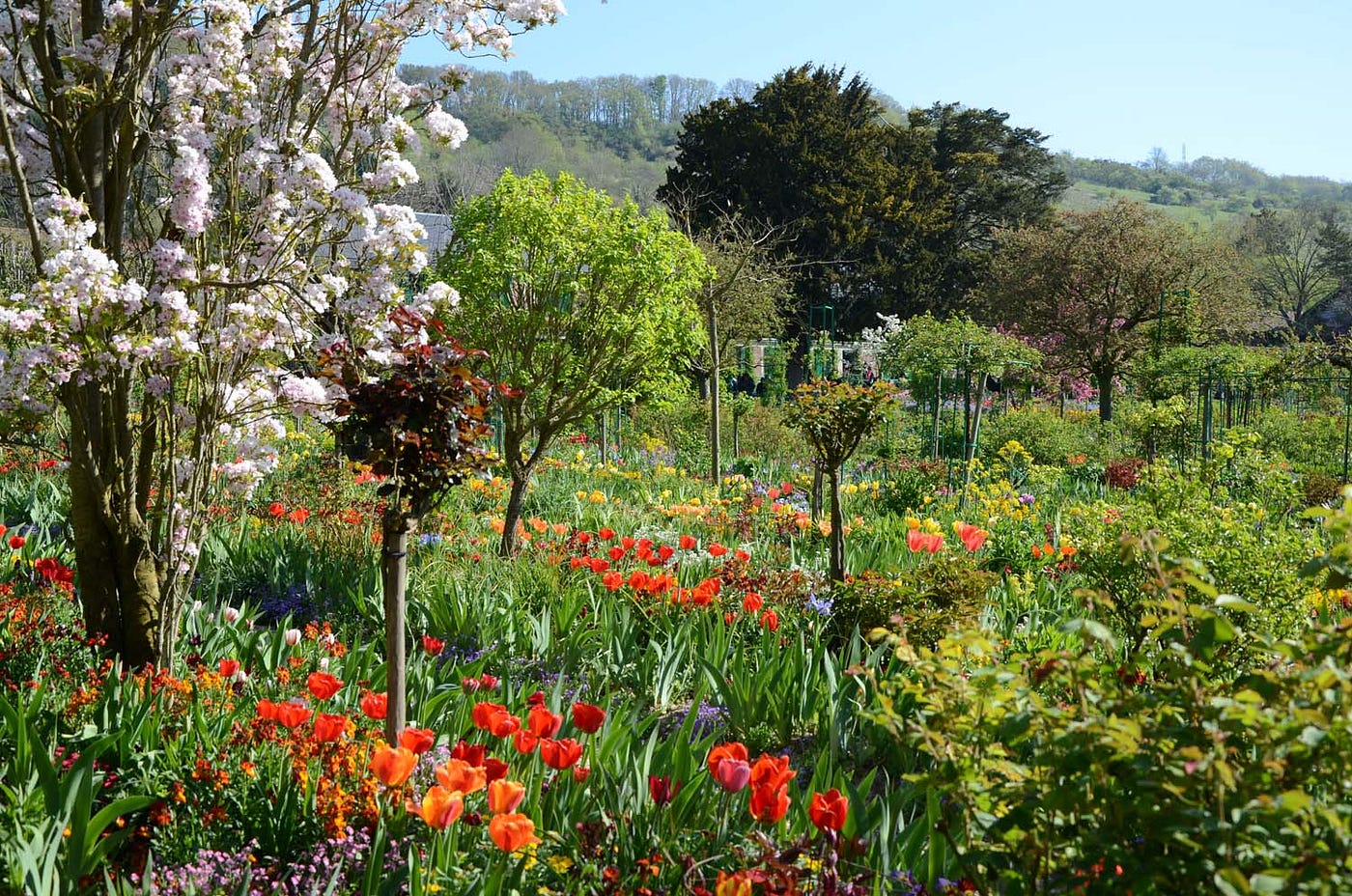 Monet’s gardens overflow with florals of all types