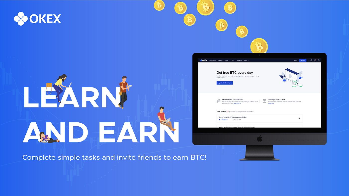 How to Earn Free BTC on OKEx. The beauty of crypto exchanges is that… | by  Misha | Medium