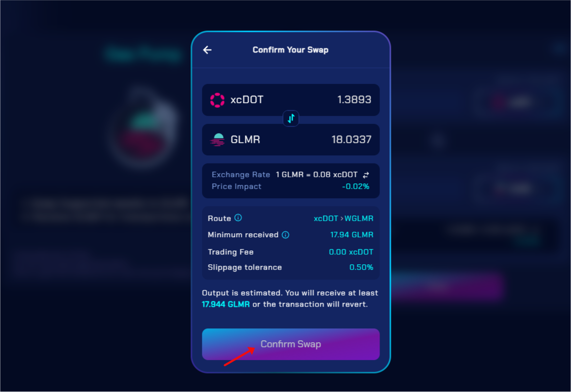 Gas Pump live on Beamswap. The new feature will allow Beamswap… | by  Beamswap | Beamswap | Medium