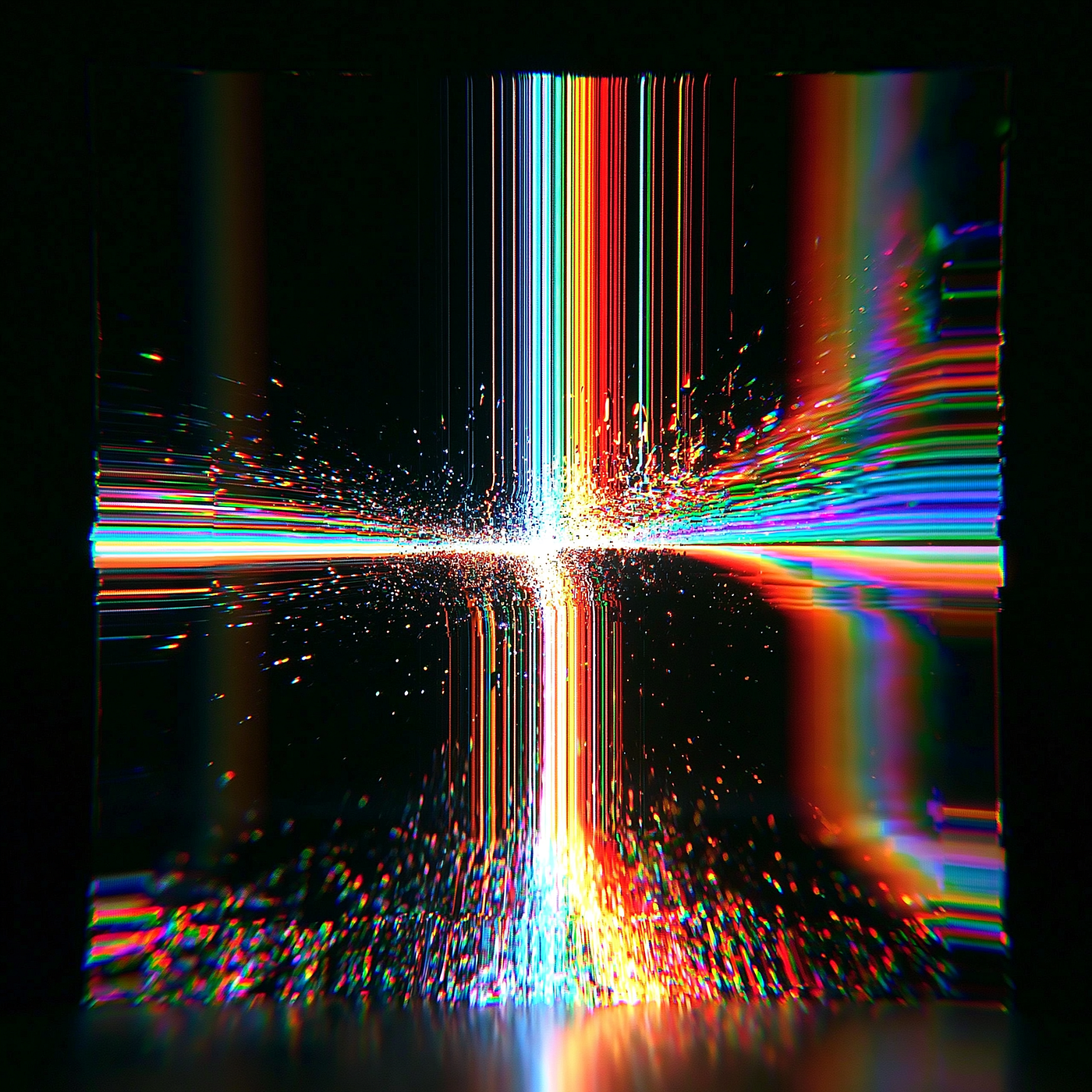 Then A glitch becomes in view.