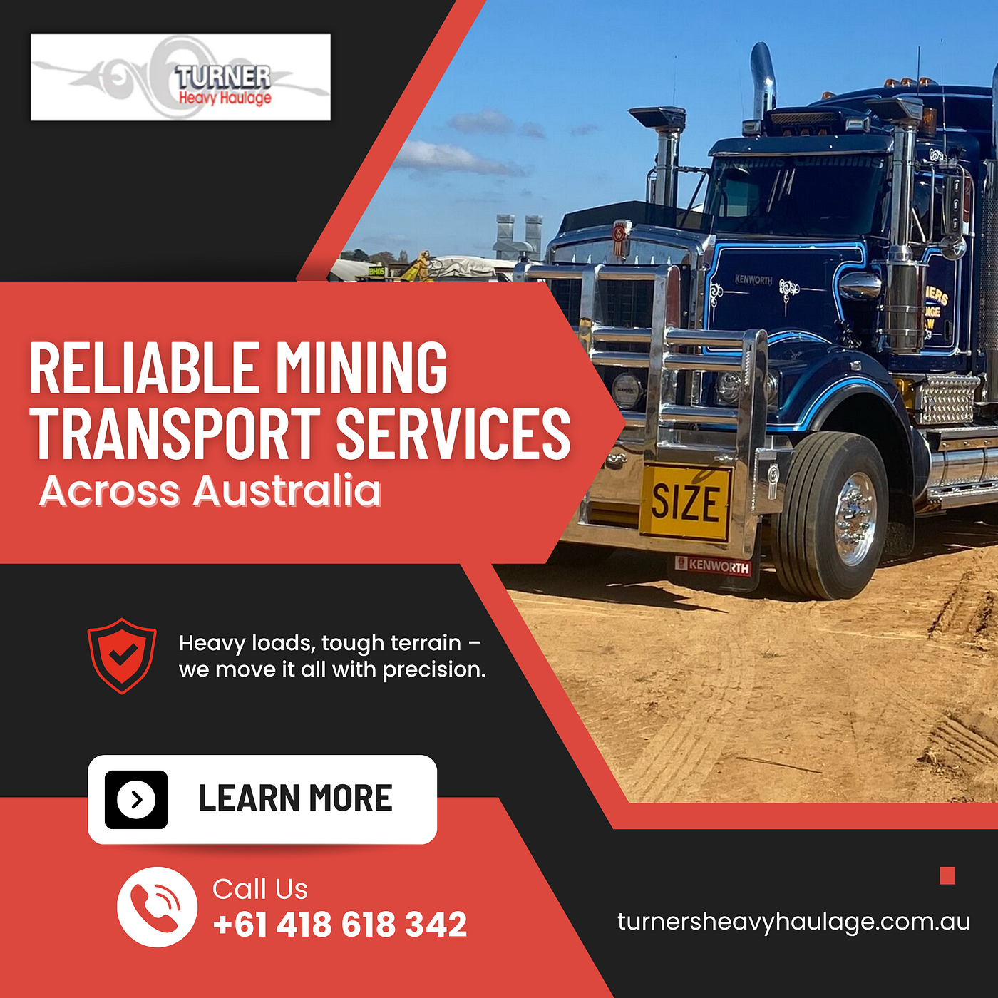 Are eco-friendly mining transport services available in Australia, and how do they reduce impact?