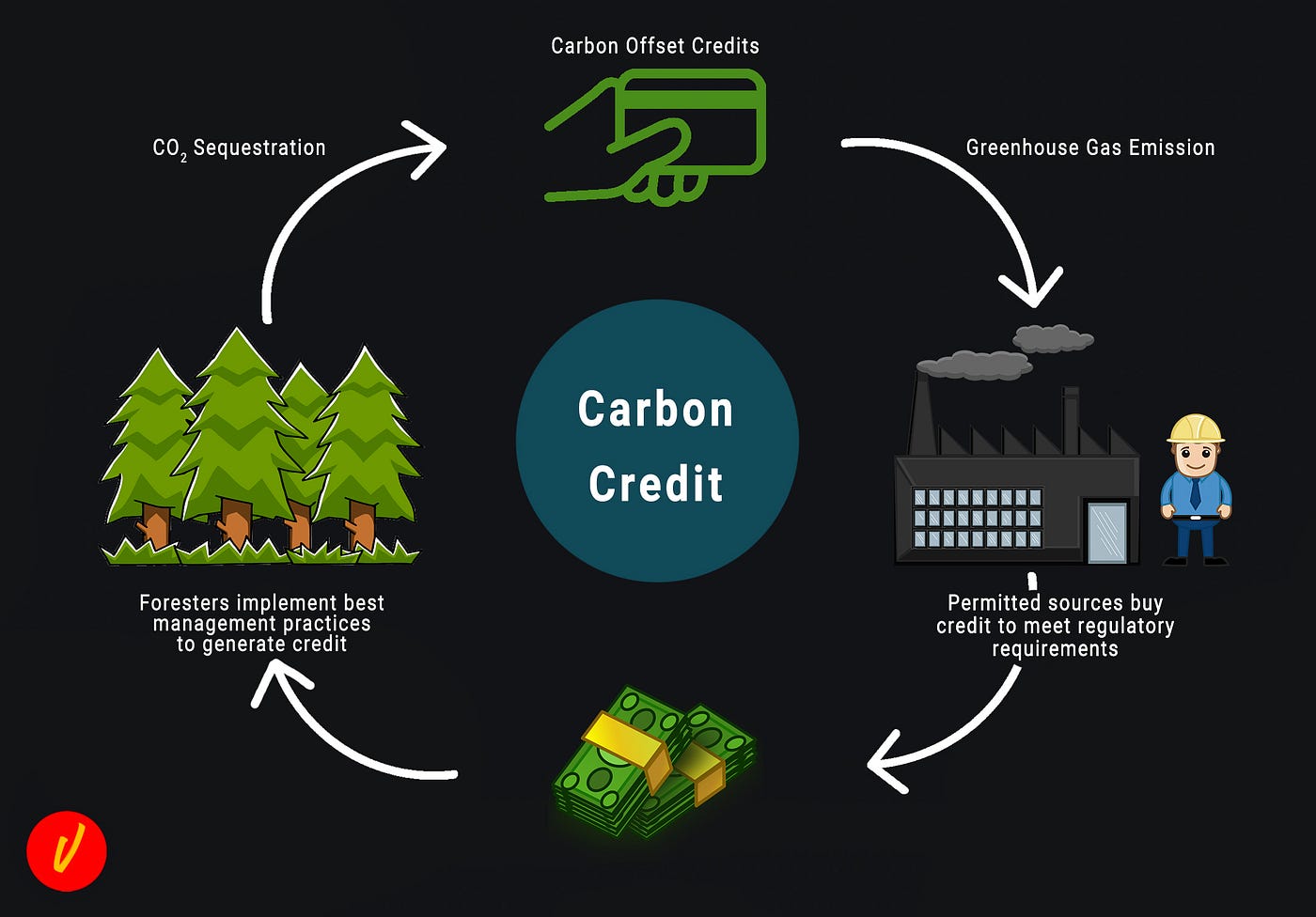 Carbon Offsets & Token Trading, calculating carbon footprints with  blockchain technology, sustainable solutions on-chain | Vagabond | Vagabond  Solutions