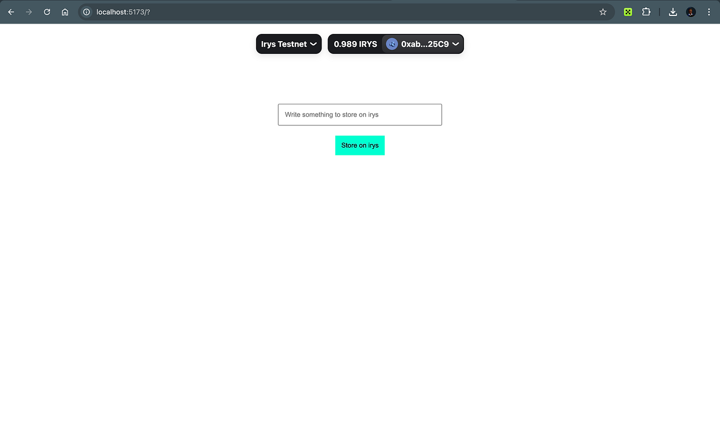 How to Integrate Irys into Wagmi + RainbowKit Wallet Connect | by Zizi  Crypto | Medium