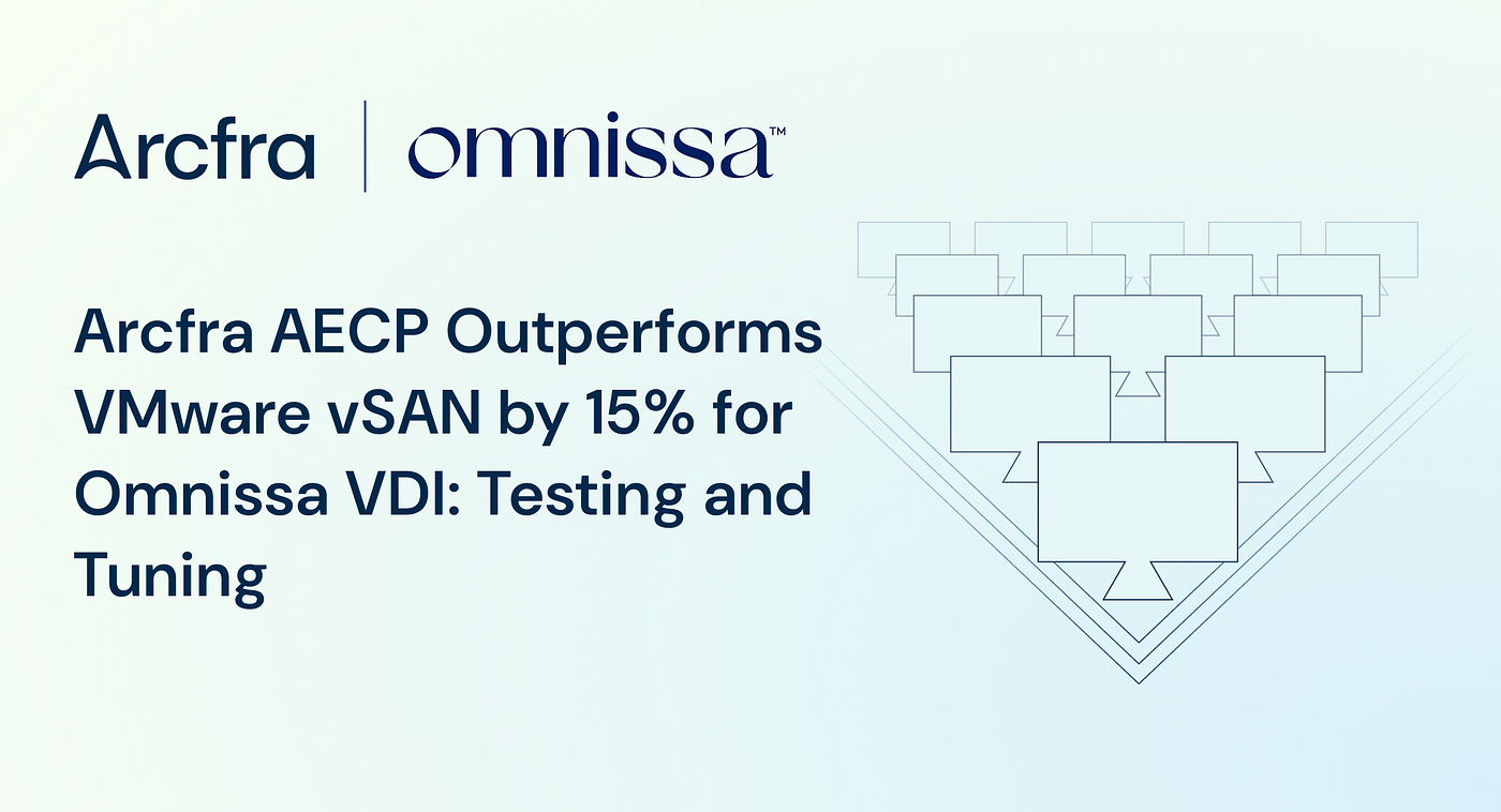 Arcfra AECP Outperforms VMware vSAN by 15% for Omissa VDI: Testing and Tuning