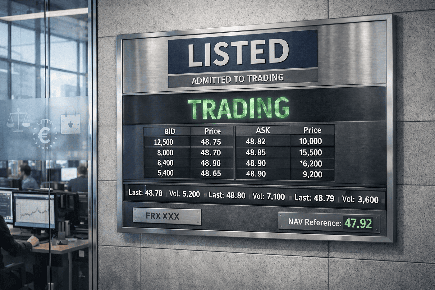 The Real Meaning of a “Listed” Financial Instrument