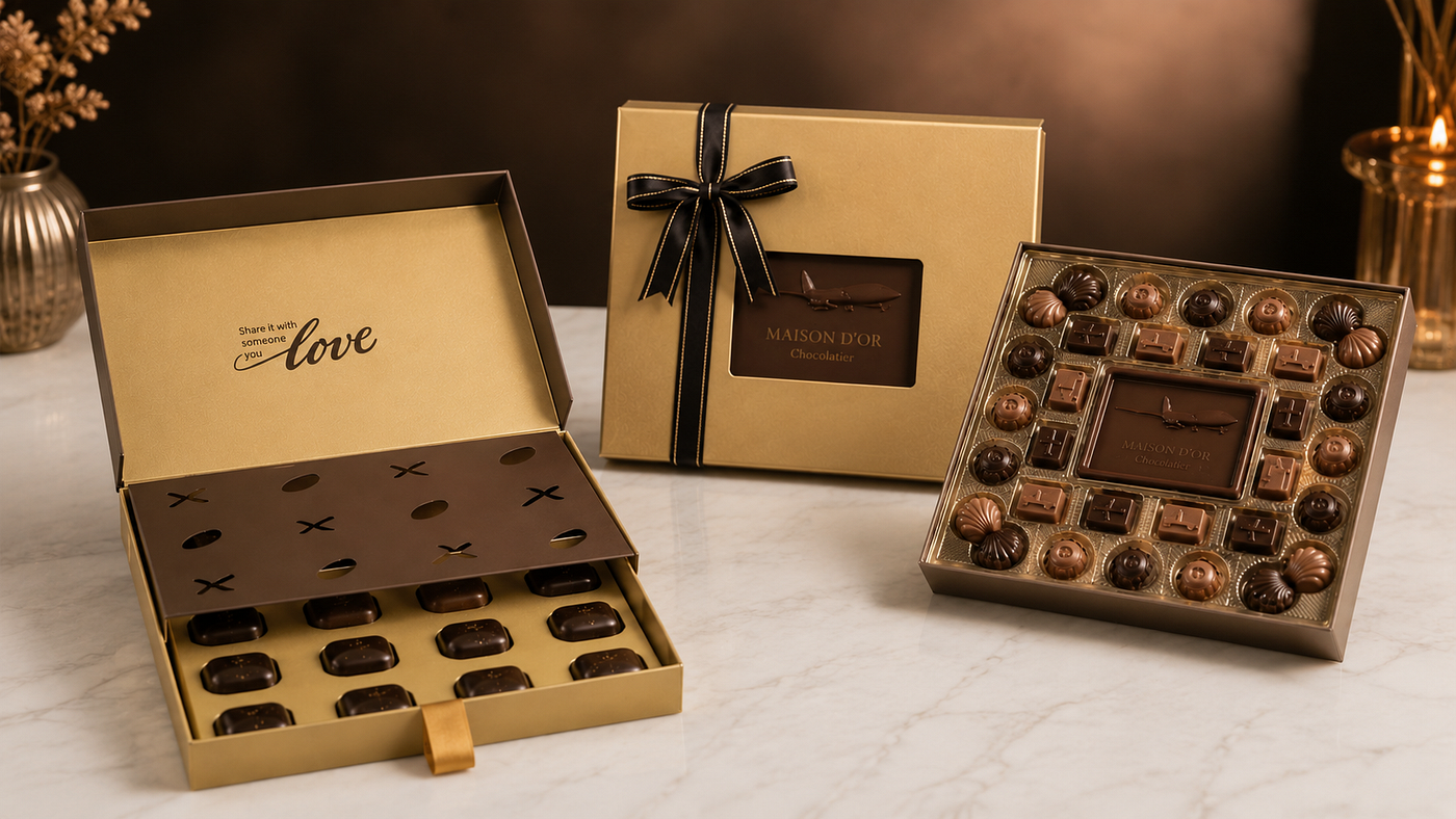 Custom Chocolate Boxes Wholesale | Order Custom Chocolate Packaging