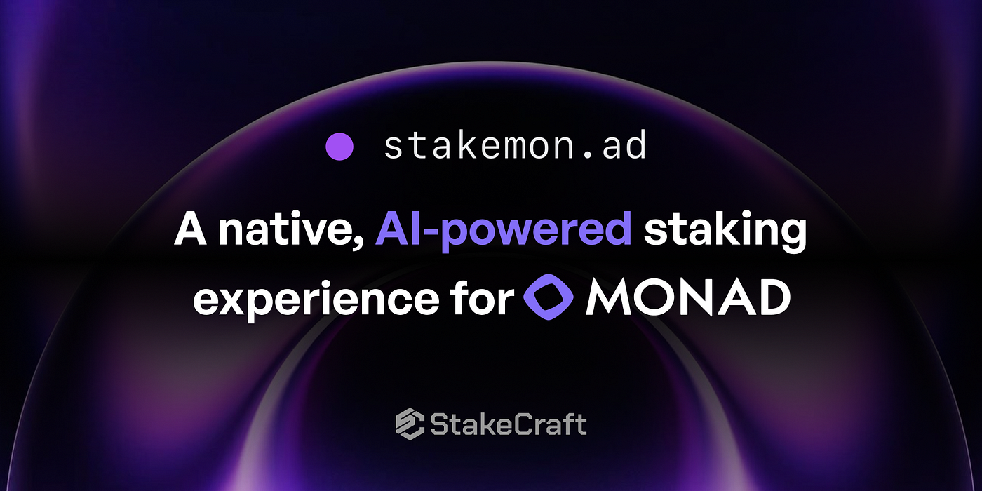 Stakemon.ad: Rethinking What Monad Staking Should Feel Like