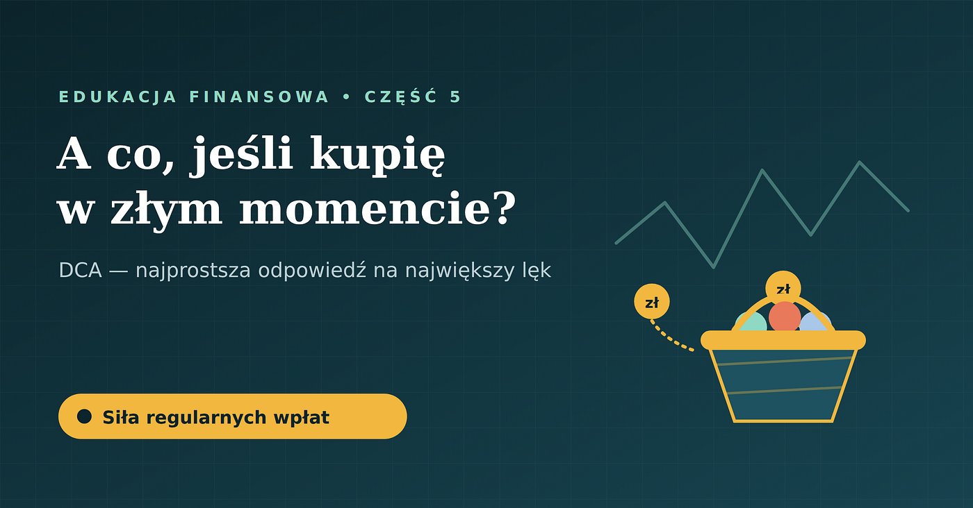 „A co, jeśli kupię w złym momencie?” Poznaj DCA — najprostszą odpowiedź na największy lęk inwestora