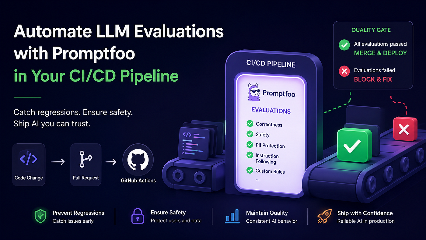 Automating Promptfoo Evaluations in CI/CD: Catch LLM Regressions Before They Ship — Part IV