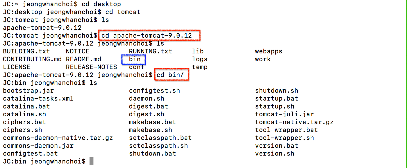 How to Install Apache Tomcat on Mac OS X | by Jeongwhan Choi | Medium
