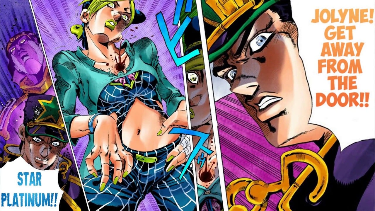 Stone Ocean- Jotaro's death 