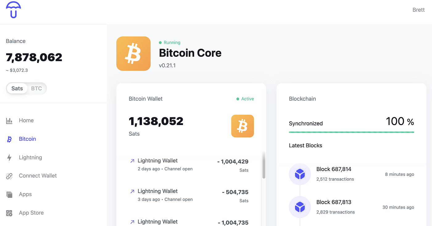 How do I run a Bitcoin node? And a Lightning node? | by Brett | Coinmonks |  Medium