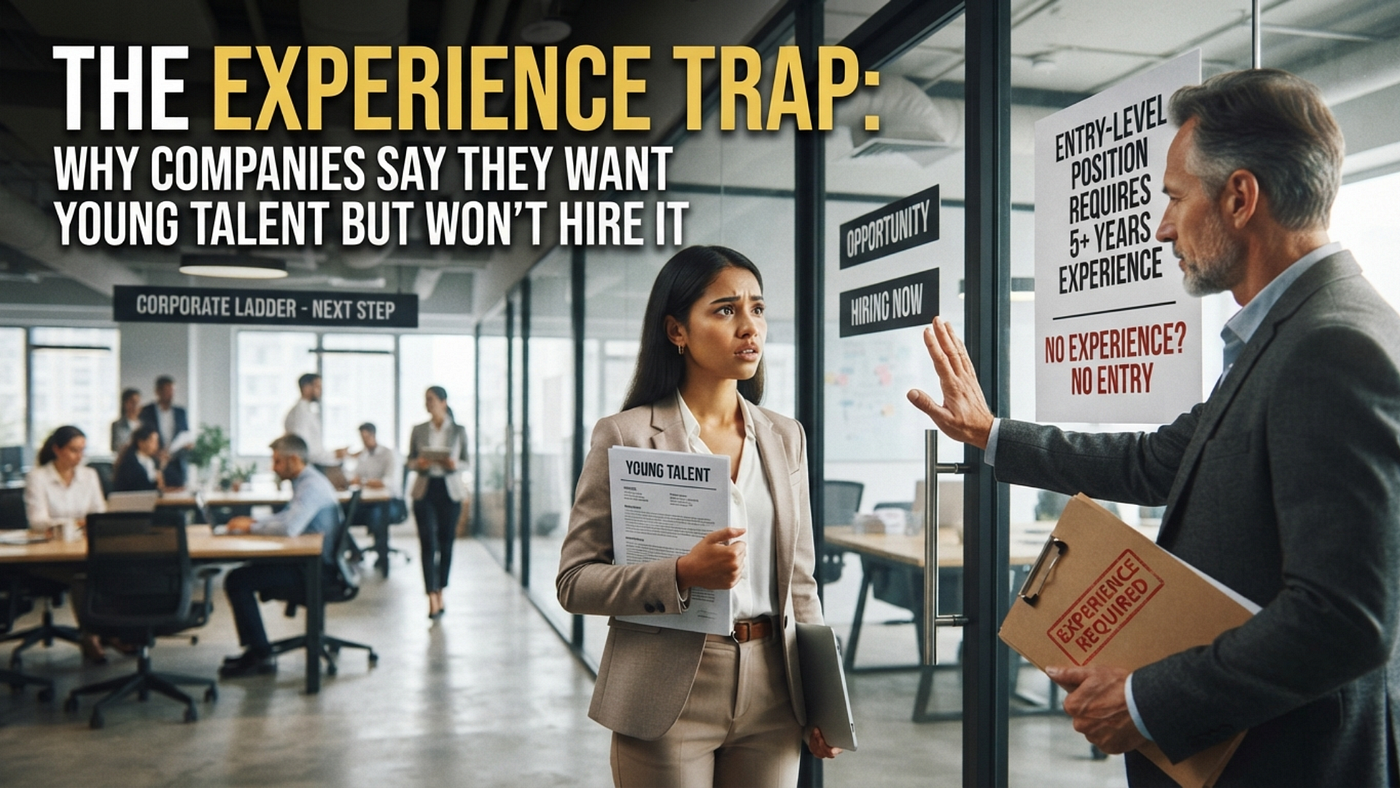 The Experience Trap: Why Companies Say They Want Young Talent But Won’t Hire It