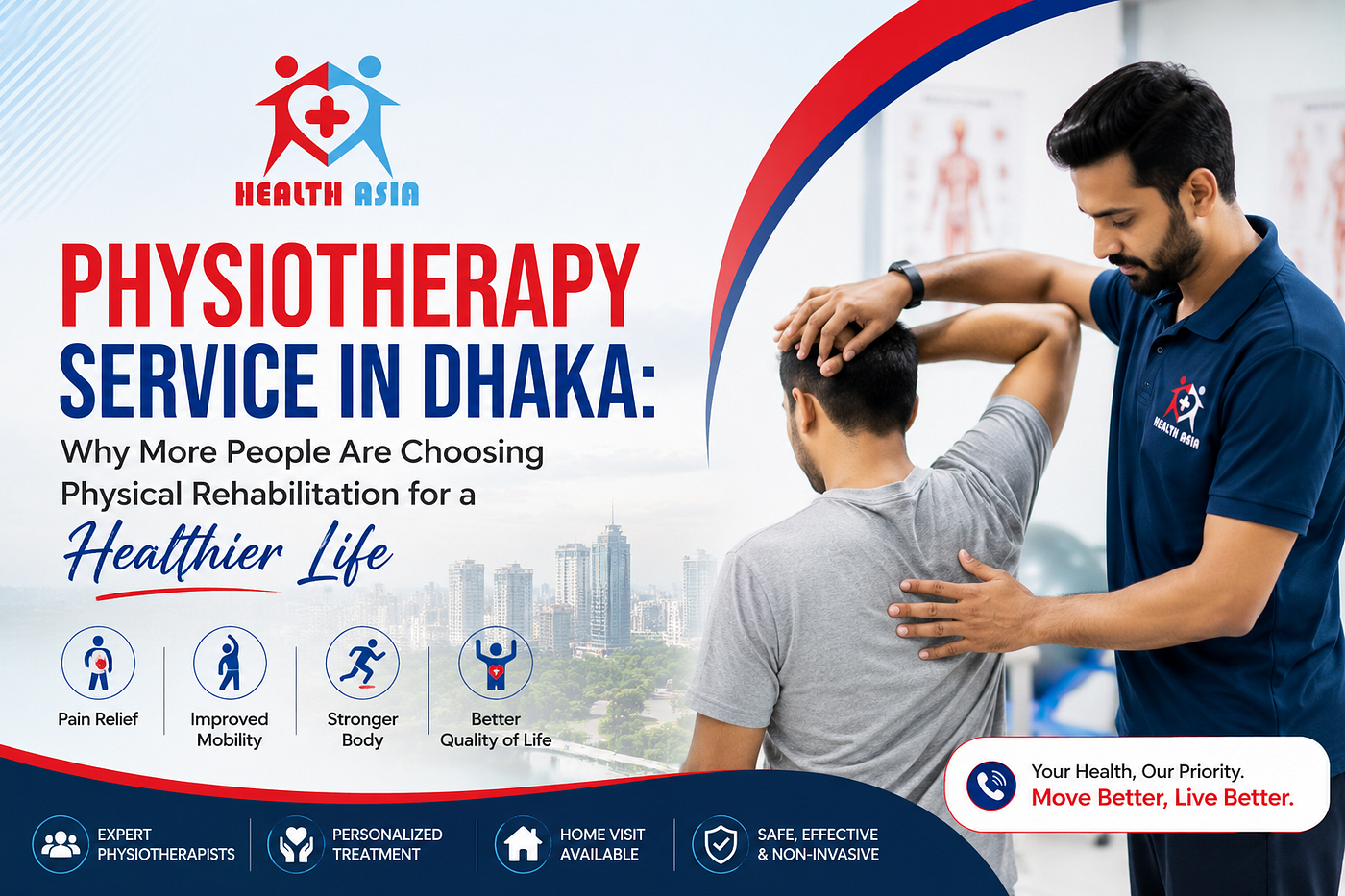 Physiotherapy Service in Dhaka: Why More People Are Choosing Physical Rehabilitation for a…