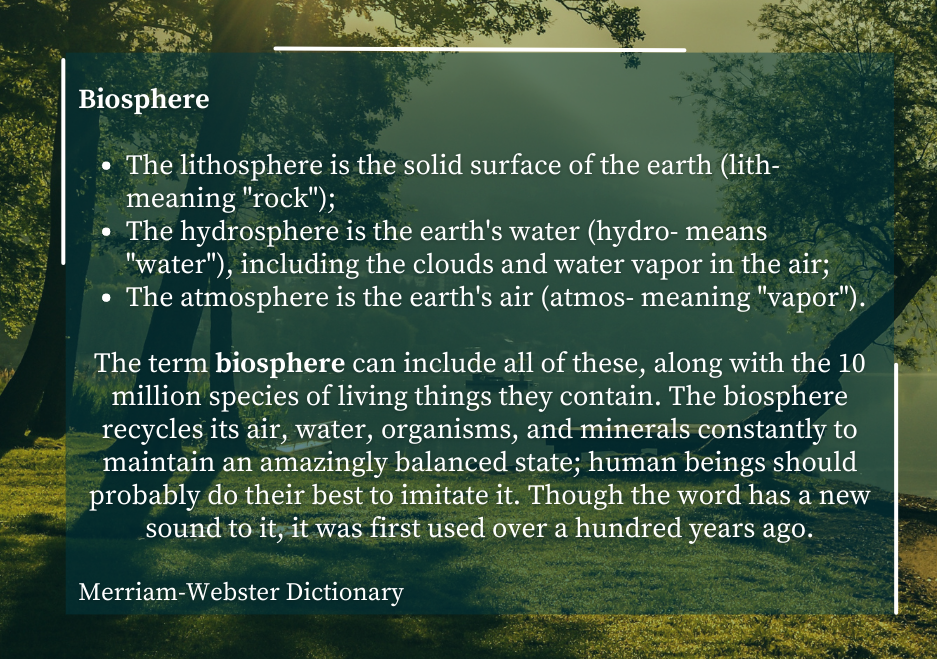 Biosphere Definition
