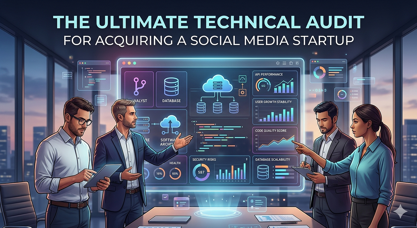 The Ultimate Technical Audit for Acquiring a Social Media Startup