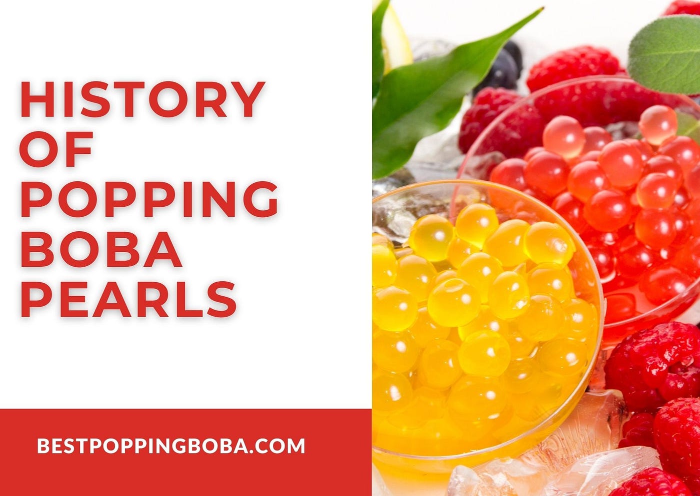 History of popping boba tea. Boba tea is a refreshing drink made… | by  Poppingboba | Medium