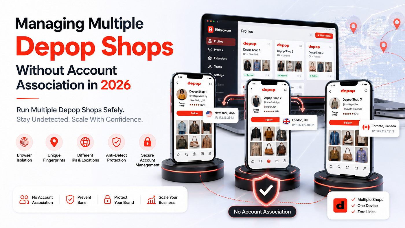 Managing Multiple Depop Shops Without Account Association in 2026