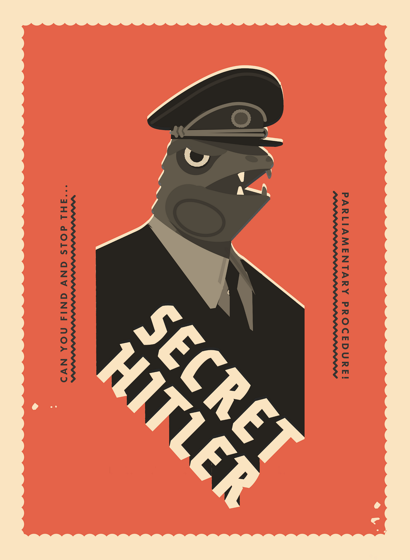 Maktus  Secret Hitler Political Card Game Red Box