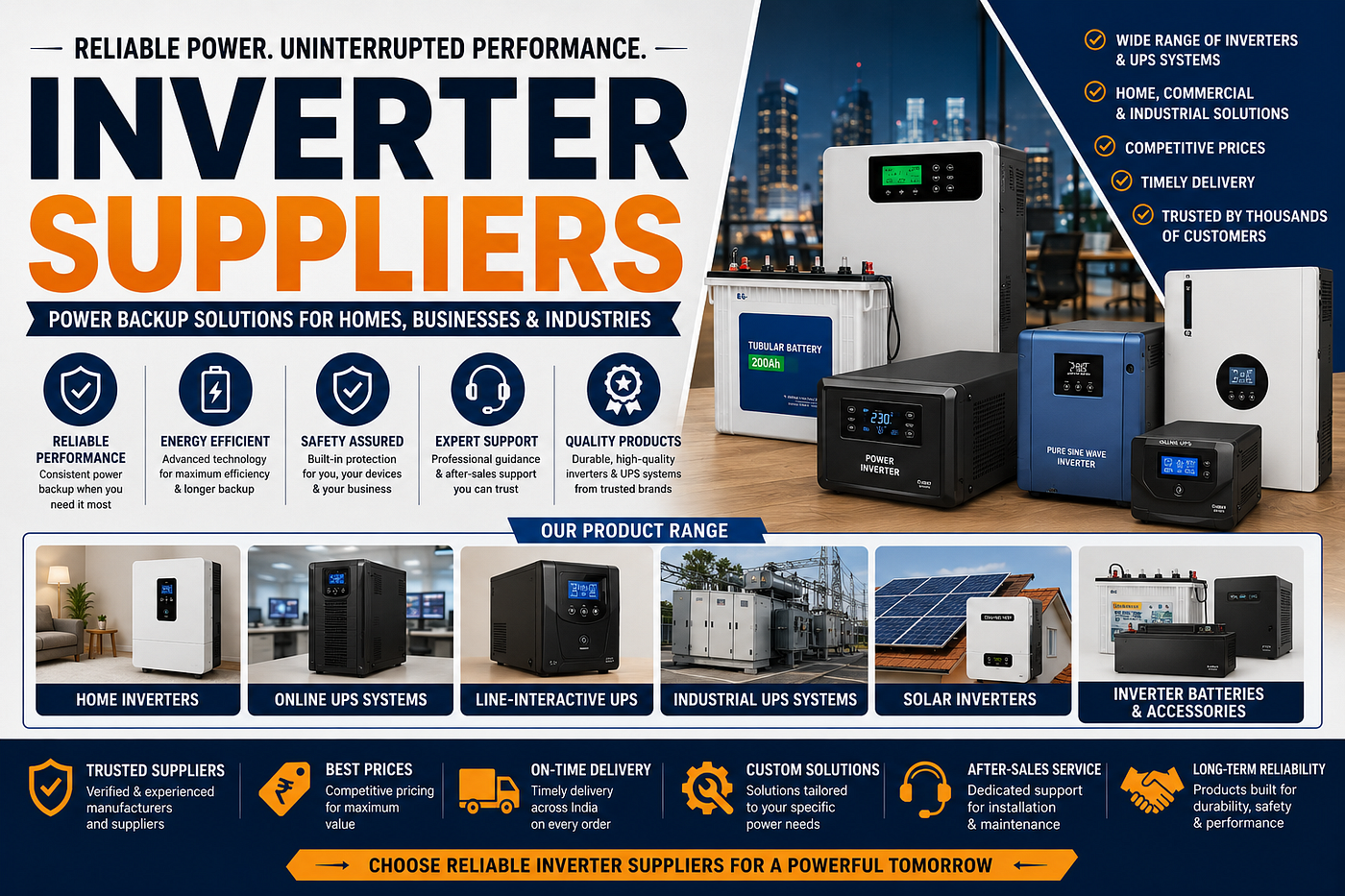 Inverter Suppliers: A Complete Guide to Finding Reliable Power Backup Solutions