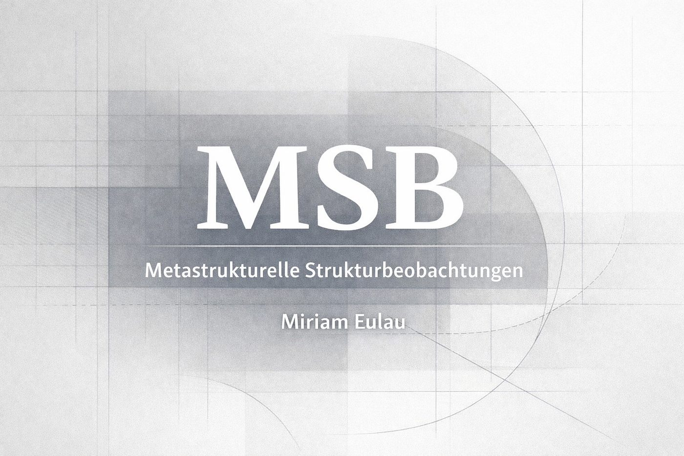 Zeit als Ordnungsillusion