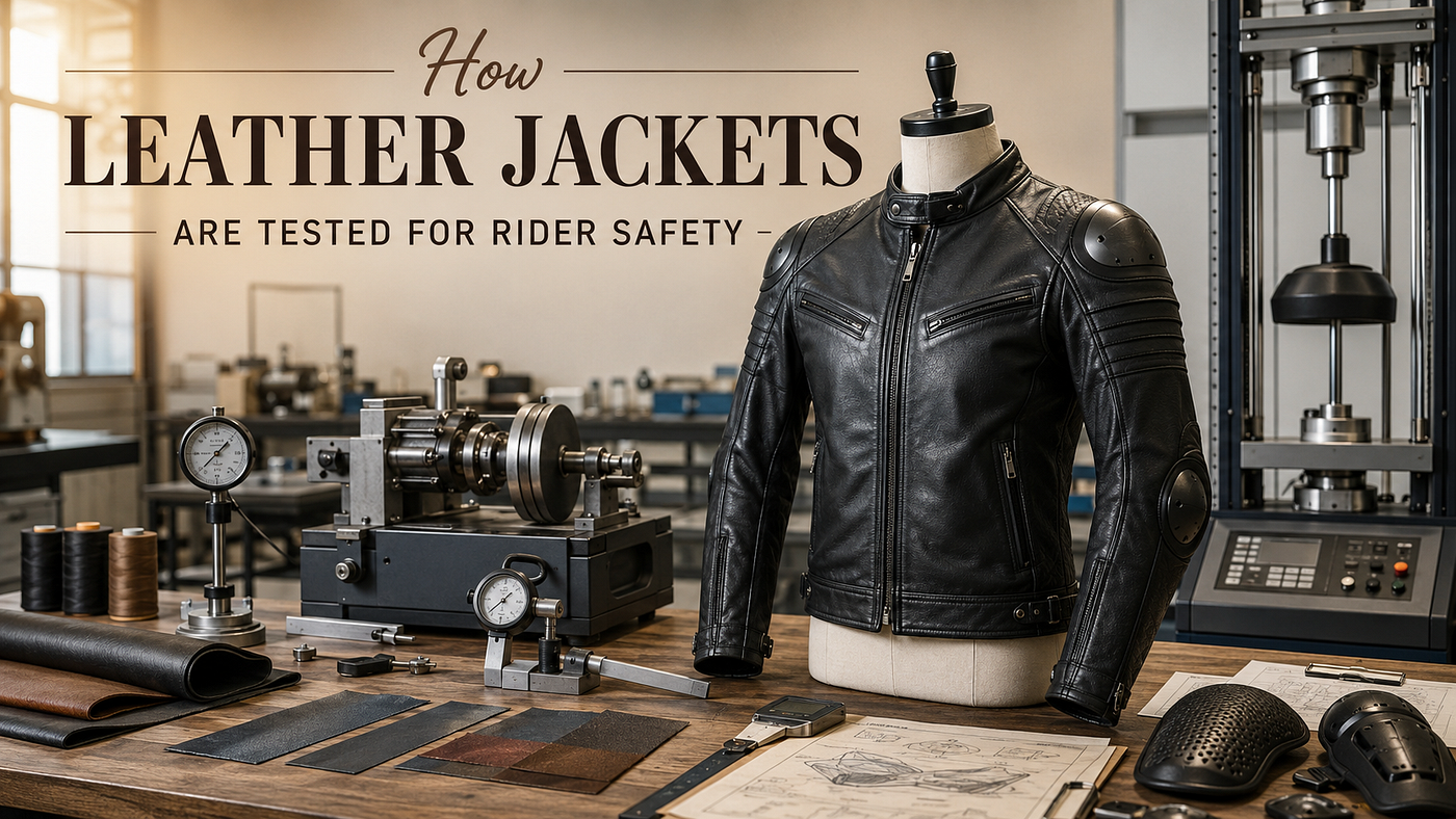 How Leather Jackets Are Tested for Rider Safety