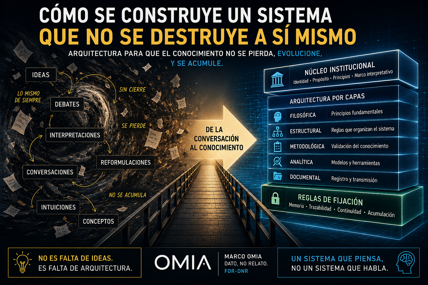 Cómo se construye un sistema que no se destruye a sí mismo
