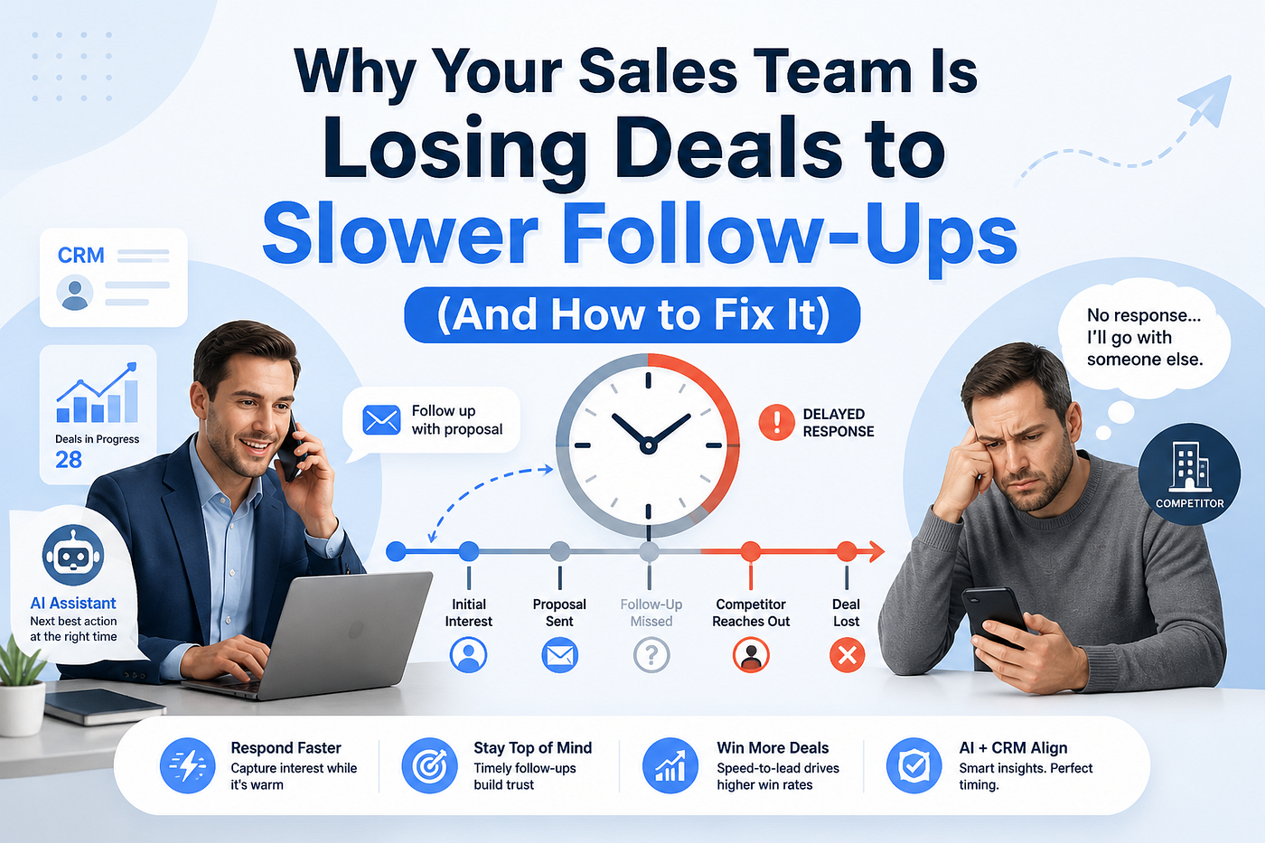 Why Your Sales Team Is Losing Deals to Slower Follow-Ups (And How to Fix It)