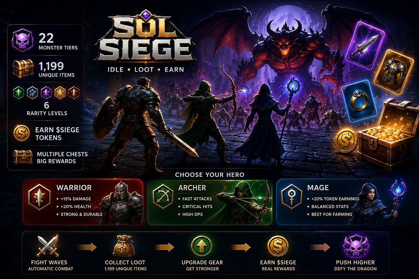 Sol Siege: The Ultimate Beginner’s Guide to Solana’s Addictive Idle Wave Defender