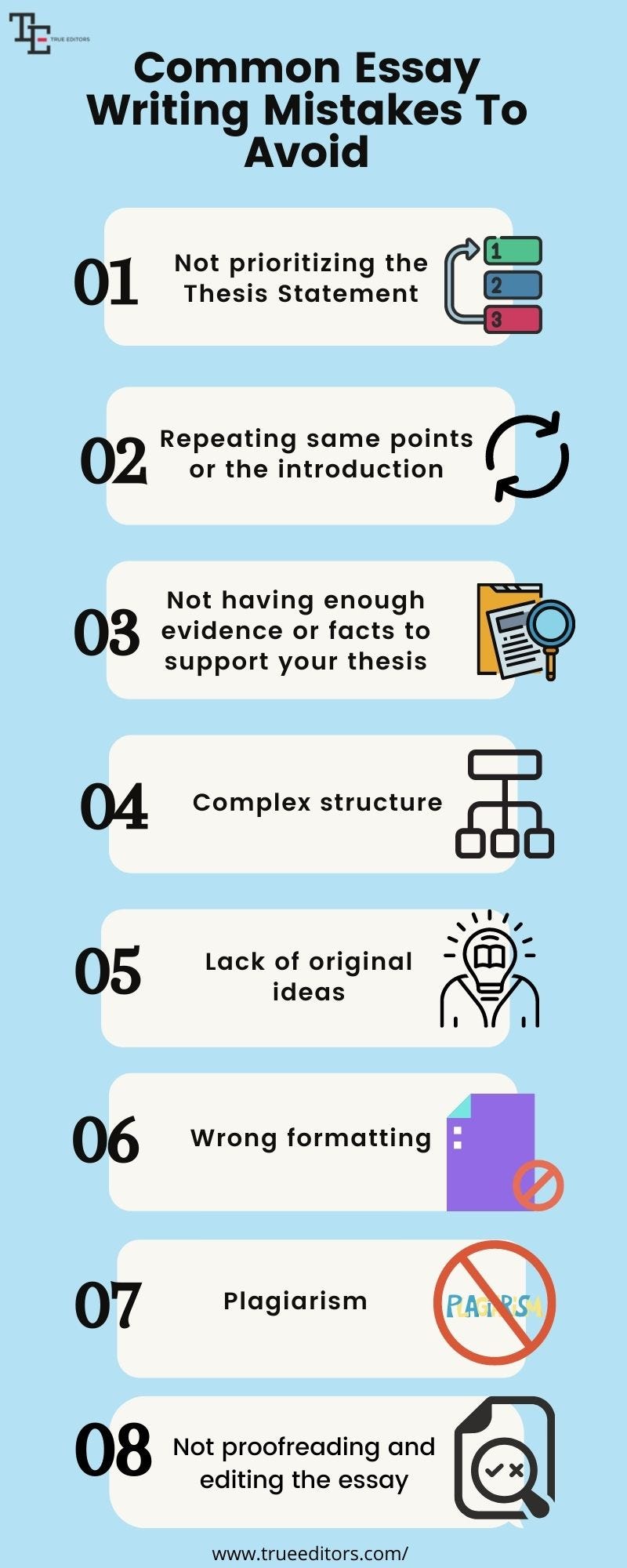 Common writing mistakes to avoid in your research paper