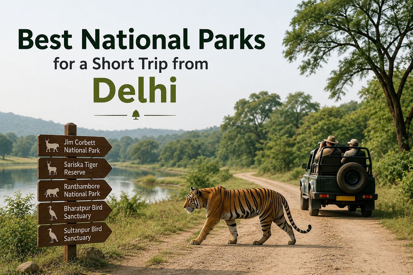 Best National Parks for a Short Trip from Delhi
