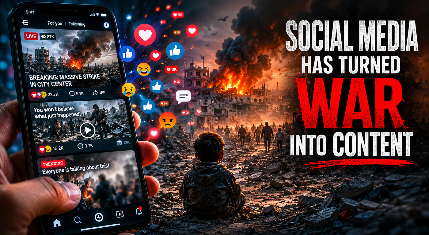 Social Media Has Turned War Into Content